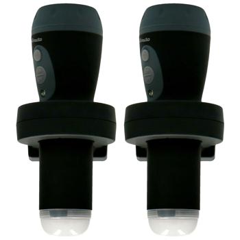 Preview: 2er-Set Akku LED-Taschenlampe: 200lm, Einschaltautomatik, Nachtlicht, schwarz - Automatik Notlicht & Taschenlampe in Einem – Praktisch & Zuverlässig Preview: 2er-Set Akku LED-Taschenlampe: 200lm, Einschaltautomatik, Nachtlicht, schwarz - Automatik Notlicht & Taschenlampe in Einem – Praktisch & Zuverlässig