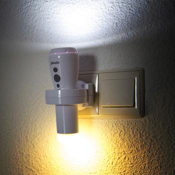 Preview: 2er-Set Akku LED-Taschenlampe: 200lm, Einschaltautomatik, Nachtlicht, weiss - Automatik Notlicht & Taschenlampe in Einem – Praktisch & Zuverlässig Preview: 2er-Set Akku LED-Taschenlampe: 200lm, Einschaltautomatik, Nachtlicht, weiss - Automatik Notlicht & Taschenlampe in Einem – Praktisch & Zuverlässig