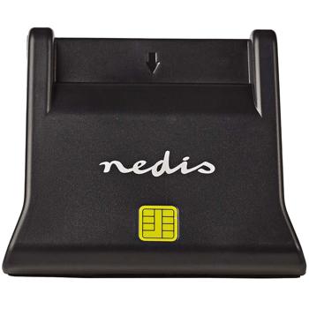 Preview: Lecteur de cartes USB SmartCards - Authentification en ligne rapide et sécurisée - Compatible Windows 7/8/10, USB 2.0, Noir