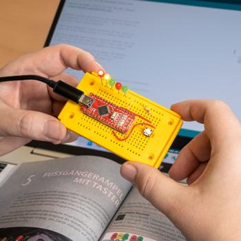 Preview: Innovatives Arduino Maker Kit für Einsteiger: Nano-Board, 2 Steckplatinen, 7 LEDs, Potentiometer - Für einfache Projekte und schnelle Erfolge