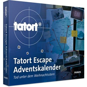 Preview: Calendrier de l‘Avent Tatort Escape - Enquête policière 24 jours, Mort sous le Poinsettia, 1-4 joueurs, Dès 14 ans, Mani Beckmann - Produit en allemand Preview: Calendrier de l‘Avent Tatort Escape - Enquête policière 24 jours, Mort sous le Poinsettia, 1-4 joueurs, Dès 14 ans, Mani Beckmann - Produit en allemand