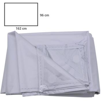 Preview: Effective windshield cover with magnets: gray, 162 x 96 cm - protection against ice, sun, dust, pollen, quick attachment