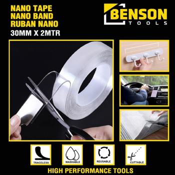 Preview: 3er-Set Doppelseitiges Nano-Klebeband - Waschbar, Wiederverwendbar & Rückstandsfrei - Transparentes Klebeband für Haushalt & DIY - 2 m x 3 cm Preview: 3er-Set Doppelseitiges Nano-Klebeband - Waschbar, Wiederverwendbar & Rückstandsfrei - Transparentes Klebeband für Haushalt & DIY - 2 m x 3 cm