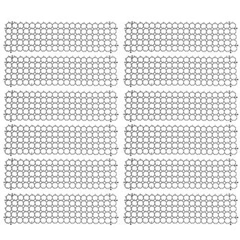 Preview: set of 12 thorn grids with spikes for animal repellent, animal repellent spiked mats against cats, dogs, martens, snails, protects your beds and plants