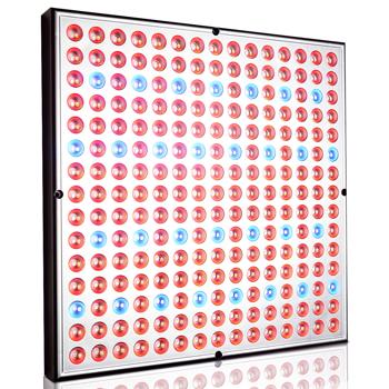 Preview: Set da 2 lampade professionali per crescita delle piante con 225 LED - 250 lm, 300x300x35 mm – stimola la crescita delle piante in modo efficace e affidabile