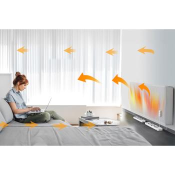 Preview: Heizkörperventilator, Basis-Set inkl. Temperatursensor, ideal für eine bessere Wärmeverteilung, Universell einsetzbar