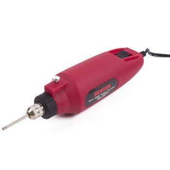 Preview: Kit de Gravure Compact 11 Pièces - Personnalisation Cadeaux Métal Verre Céramique - Mini Graveur 220/12V Vitesse 12000 tr/min - 10 Embouts