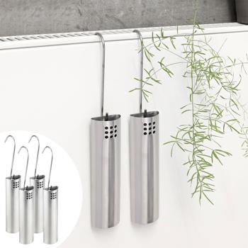 set of 4 stainless steel radiator humidifiers