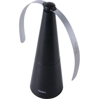 Preview: Repulsore di mosche a batteria con 2 ali, scacciamosche amico degli animali senza sostanze chimiche, batteria agli ioni di litio, può essere posizionato o appeso sul balcone, sulla terrazza o in giardino