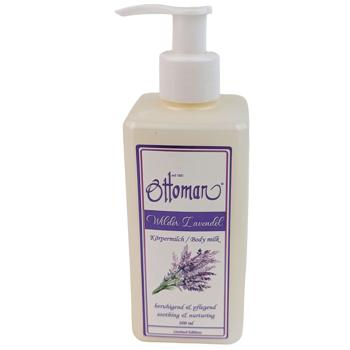 Preview: Lait corporel à la lavande 300ml - Soin riche nourrissant apaisant pour corps & esprit - Hydrate, assouplit la peau - Idéal avant sommeil