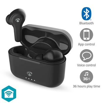 Preview: Casque Bluetooth hybride sans fil 5.3 - ENC+ANC, étui de chargement, noir - Son cristallin, autonomie 36h, contrôle vocal Siri/Google Assistant