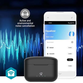 Preview: Kabellose Hybrid 5.3 Bluetooth Kopfhörer: Mit ENC+ANC, Ladeetui, schwarz – für störungsfreien, erstklassigen, kristallklaren Sound