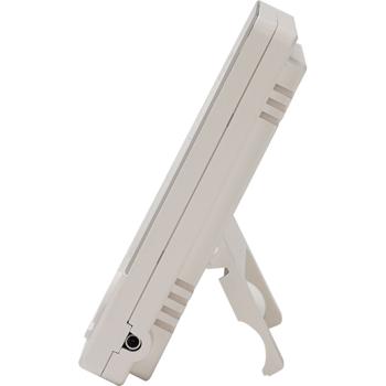 Preview: Digital hygrometer & thermometer with outdoor sensor, clock & alarm clock: LCD display, white - measure indoor climate precisely Preview: Digital hygrometer & thermometer with outdoor sensor, clock & alarm clock: LCD display, white - measure indoor climate precisely