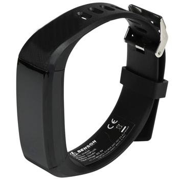 Preview: Elegante, schmale Smartwatch (schwarz) – Herzfrequenz, Blutdruck, Schlaf, Schritte & Bluetooth, App – Stilvoll & funktional - Ihr täglicher Motivator