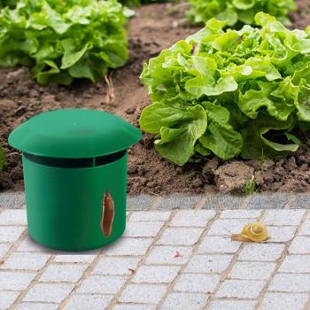 Preview: set di 8 trappole organiche per lumache, rispettose dell‘ambiente, riempibili con birra/acqua zuccherata, efficace controllo delle lumache, protezione sostenibile