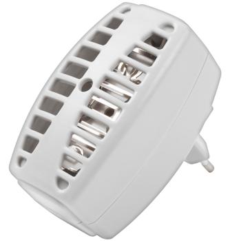 Preview: Mini trappola UV per zanzare e mosche per la presa - Inodore e senza chimica per una protezione affidabile contro gli insetti a casa