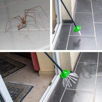Preview: Attrape-araignée avec bras extra-long 65 cm - Piège à insectes sans tuer - Capture araignées, mouches, abeilles, guêpes sans contact