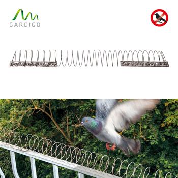 Preview: Spirale repellente per piccioni (acciaio inox, 2,4-5 metri): Protezione dagli uccelli - facile installazione, personalizzabile in modo flessibile, protezione sicura, qualità TOP