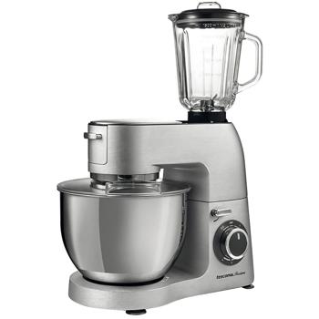 Preview: Robot da cucina professionale in acciaio inox con tritatutto e frullatore, frullatore per smoothie, mixer con ciotola da 6 litri, frusta e numerosi accessori, 1500 W