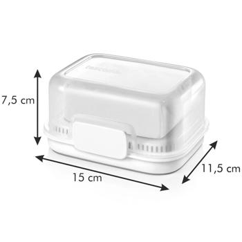 Preview: Butter dish with water cooling, transparent lid