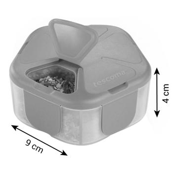 Preview: Travel spice shaker with 5 compartments