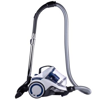 Preview: Kraftvoller Zyklonstaubsauger (700W) von Dirt Devil: Beutelloser Staubsauger mit 2,7L Staubbehälter, HEPA-Filter & Zubehör – weiß-blau Preview: Kraftvoller Zyklonstaubsauger (700W) von Dirt Devil: Beutelloser Staubsauger mit 2,7L Staubbehälter, HEPA-Filter & Zubehör – weiß-blau