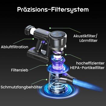 Preview: Multifunktionaler 2in1 Akku Staubsauger - Zyklon-Hand- & Bodensauger mit Wischaufsatz, 23 kPa, HEPA-Filter, Alleskönner für makellose Böden Preview: Multifunktionaler 2in1 Akku Staubsauger - Zyklon-Hand- & Bodensauger mit Wischaufsatz, 23 kPa, HEPA-Filter, Alleskönner für makellose Böden