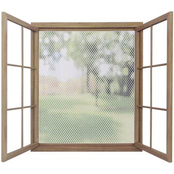 Preview: 2er-Set Fliegenschutzgitter für Fenster - Zuschneidbar & einfach montierbar - Effektiver Schutz vor Insekten - Weiss, 150x250 cm Polyester-Mückennetz