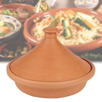 Traditionelle Tagine (Tajine) aus Terracotta ohne Glasur, Ø 26 cm