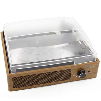 Preview: Lettore di dischi retrò con Bluetooth: funzione di digitalizzazione e altoparlanti integrati. Lettore di dischi elegante per un moderno piacere del vinile