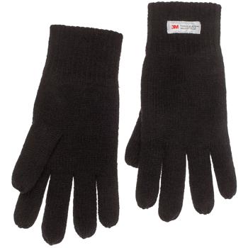 Preview: Herren-Winterhandschuhe Schwarz - Warmes 3M Thinsulate-Futter atmungsaktiv & feuchtigkeitsabweisend - Einheitsgrösse 100% Polyacryl/Polyester 85g