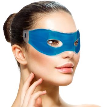 Preview: Maschera per gli occhi con riempimento in gel, rinfrescante, blu