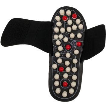 Preview: Pantofole da massaggio con nodi per la riflessologia plantare, taglia S