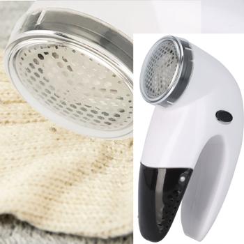 Preview: Lot de 2 Extracteurs de Peluches - Rasoir Textile Électrique Portable pour Pulls Couvertures Canapés - Fonctionne sur Piles AA/LR06