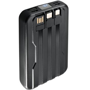 Preview: MagSafe Wireless Powerbank 10000mAh, Kabellose Magnetische Power Bank mit LED-Display inkl. USB-A USB-C und Lightning, 3x USB, Akkupack für iPhone 12, 13, 14, 15