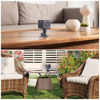 Preview: Mobile WLAN Mini Überwachungskamera 2304 x 1296: Mit App-Fernzugriff – Ein smartes Sicherheitssystem für Zuhause, Büro & Reisen Preview: Mobile WLAN Mini Überwachungskamera 2304 x 1296: Mit App-Fernzugriff – Ein smartes Sicherheitssystem für Zuhause, Büro & Reisen