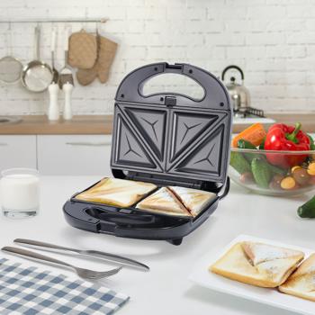 Preview: Versatile multi-grill 3in1: grill a contatto, macchina per panini e piastra per waffle in un unico apparecchio, (800 W), piastre rimovibili, rivestimento antiaderente