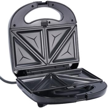 Preview: set of 2 Versatile 3in1 multi-grill: contact grill, sandwich maker & waffle iron in one appliance, (800 W), removable plates, non-stick coating