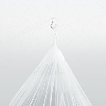 Preview: Moustiquaire XXL lit double - Mailles fines 190 mesh - Anti-insectes, respirante, durable - 250 cm L x 60 cm Ø - Polyester