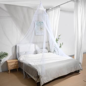 Preview: Moustiquaire XXL lit double - Mailles fines 190 mesh - Anti-insectes, respirante, durable - 250 cm L x 60 cm Ø - Polyester