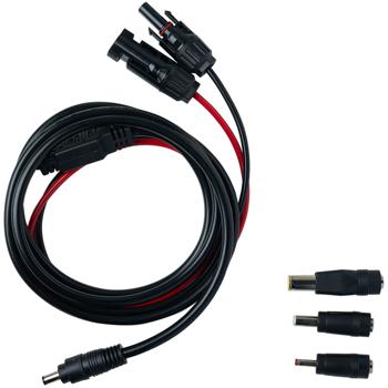 Preview: Cavo di collegamento del modulo solare resistente alle intemperie: MC4-comp. a DC 5,5x2,1mm, 2m, IP65, collegamento sicuro ed efficiente al regolatore di carica Preview: Cavo di collegamento del modulo solare resistente alle intemperie: MC4-comp. a DC 5,5x2,1mm, 2m, IP65, collegamento sicuro ed efficiente al regolatore di carica