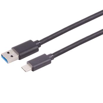 Preview: Lot de 2 câbles charge & données USB-A vers USB-C - Transfert 5 Gbps, charge efficace, compatibilité universelle - USB 3.0, noir, 1m Preview: Lot de 2 câbles charge & données USB-A vers USB-C - Transfert 5 Gbps, charge efficace, compatibilité universelle - USB 3.0, noir, 1m
