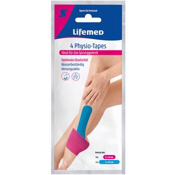 Preview: set of 2 Physio-Tapes for the ankle joint, 4 pieces in 2 sizes