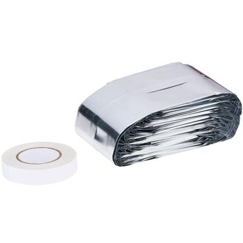 Preview: Heizkörper-Reflexionsfolie - Reduziert Heizkosten, gleichmässige Wärmestrahlung, Thermofolie mit Klebeband, 750x50cm - PET Material, zuschneidbar, ohne Bohren