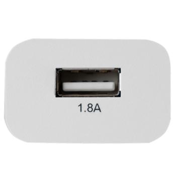 Preview: set di 2 caricatori USB sicuri USB A (bianco) con protezione da sovratensione - 1,8A/9W per iPhone, Samsung, Huawei, AirPods, Galaxy Buds e altro ancora