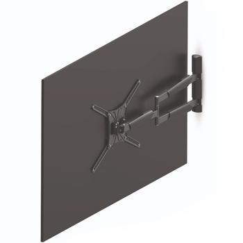 Preview: Robust, universal TV wall mount, 13-86“, up to 60 kg, easy installation, fully movable, made of ABS and steel