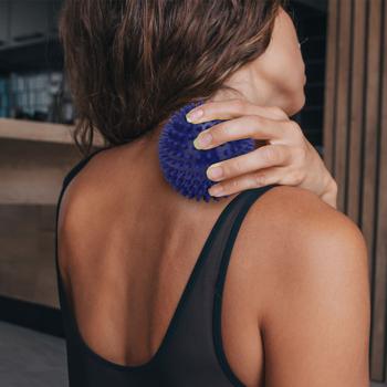 Preview: Spiky massage balls (set of 2) – spiky balls for foot reflexology & neck massage – stress relief & muscle relaxation