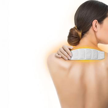 Preview: Patchs Chauffants Nuque (Lot de 10) - Effet 8h Contre Douleurs Cervicales & Musculaires - Auto-adhésifs - 23x9cm - Pour Déplacements & Usage Quotidien