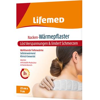 Preview: Patchs Chauffants Nuque (Lot de 10) - Effet 8h Contre Douleurs Cervicales & Musculaires - Auto-adhésifs - 23x9cm - Pour Déplacements & Usage Quotidien