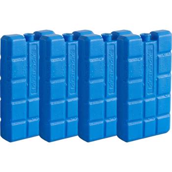 4-piece cooling element set – 200 g cooling packs for cooler bags & cool boxes – Small cold packs for on the go, camping & picnics – Blue, long-lasting cooling